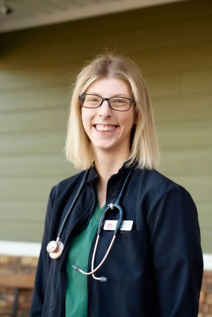 Dr. Morgan Hubbard of Ferguson Animal Hospital