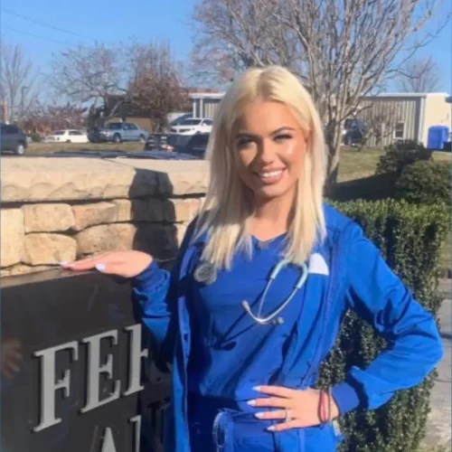 Corabelle Johnson, Vet Assistant of Ferguson Animal Hospital.