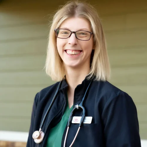 Dr. Morgan Hubbard of Ferguson Animal Hospital