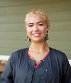 Corabelle Johnson, Vet Assistant of Ferguson Animal Hospital.