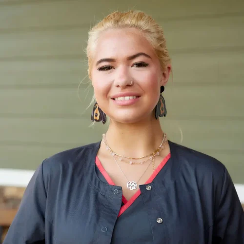 Corabelle Johnson, Vet Assistant of Ferguson Animal Hospital.