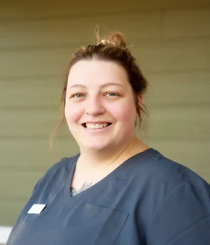 Emilee Johnston, Vet Assistant of Ferguson Animal Hospital.