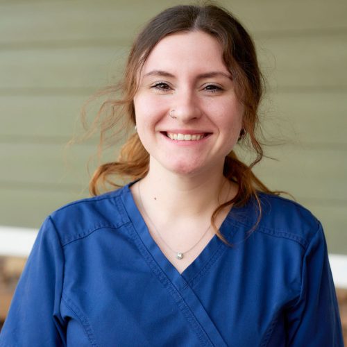 Katelyn Nelson, Receptionist of Ferguson Animal Hospital.